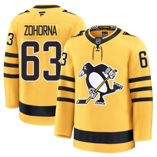 Radim Zohorna Pittsburgh Penguins Fanatics Premium Alternate 2025 Jersey (Gold)