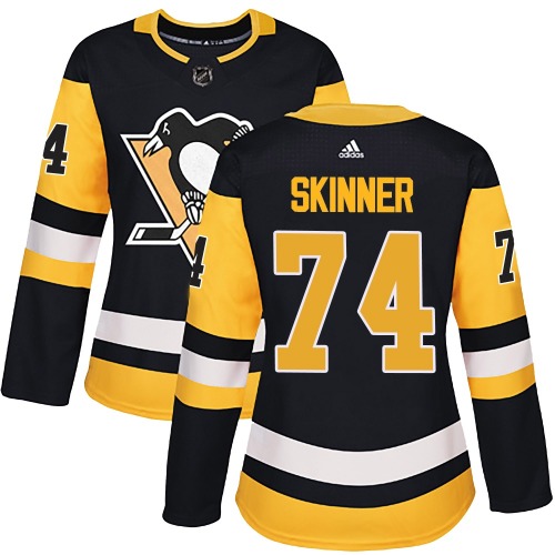 Stuart Skinner Pittsburgh Penguins Adidas Women's Authentic Home Jersey (Black)