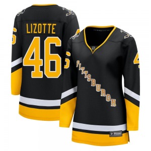Blake Lizotte Pittsburgh Penguins Fanatics Branded Women's Premier 2021/22 Alternate Breakaway Player Jersey (Black)