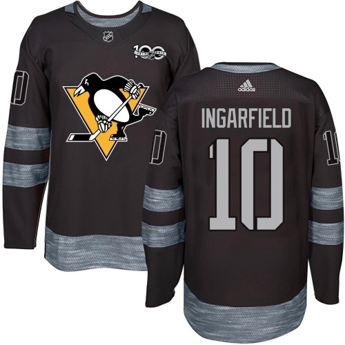 Earl Ingarfield Pittsburgh Penguins Youth Authentic 1917-2017 100th Anniversary Jersey (Black)