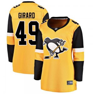 Samuel Girard Pittsburgh Penguins Fanatics Branded Women's Breakaway Alternate Jersey (Gold)