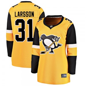 Filip Larsson Pittsburgh Penguins Fanatics Branded Women's Breakaway Alternate Jersey (Gold)