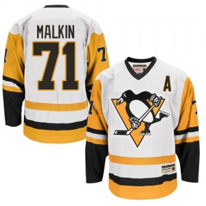 Evgeni Malkin Pittsburgh Penguins CCM Premier Throwback Jersey (White)
